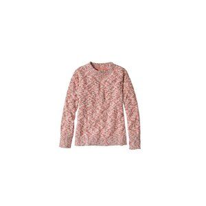 L.L. BEAN Women’s Cotton Ragg Sweater Crewneck Space-Dye Size XL 501067